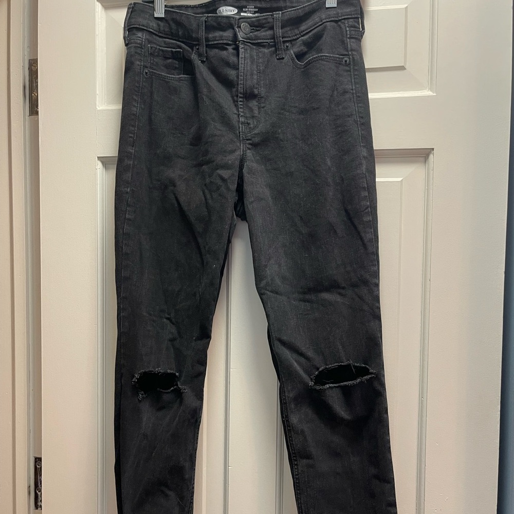 Black skinny jeans